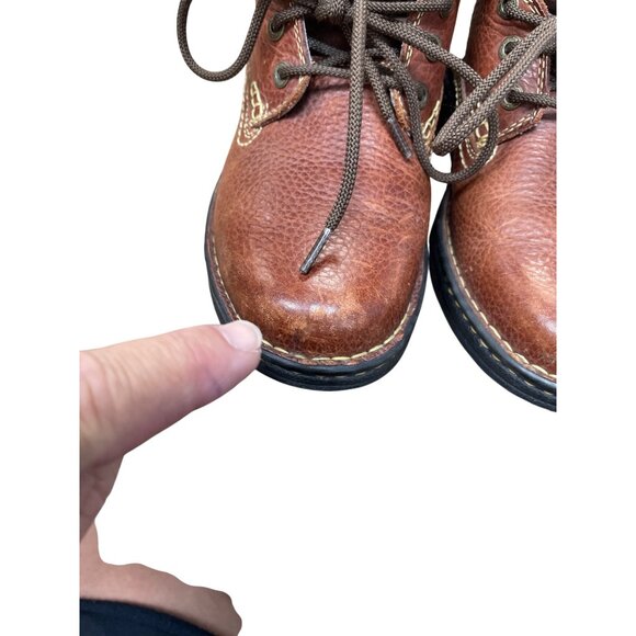 Ariat Womens Brown Leather Terrain Lace-Up Ankle Boots Size 8B SKU 9365 - Picture 12 of 16